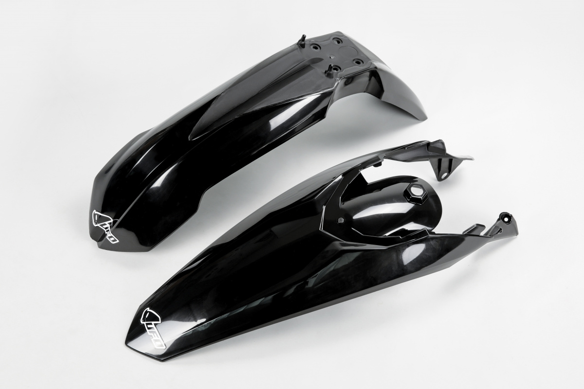 Fenders Kit black for Ktm EXC 125/XC W125 - EXC 200 - EXC 250/XC W250 - EXC-F 250/XCF W250 - EXC 300/XC W300 - EXC-F 350/XCF....