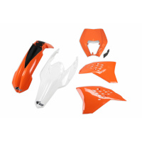 Kit plastique UFO couleur origine orange/noir KTM Kit plastique UFO couleur origine orange/noir KTM