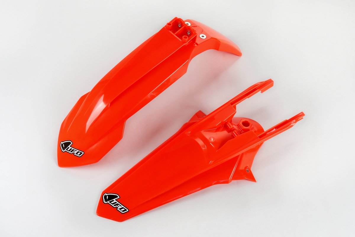 Fenders kit - neon orange - Ktm - REPLICA PLASTICS - KTFK519-FFLU - UFO Plast