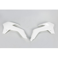Radiator Covers white for Ktm SX 85 (2013-17) - REPLICA PLASTICS - KT04042-047 - Ufo Plast
