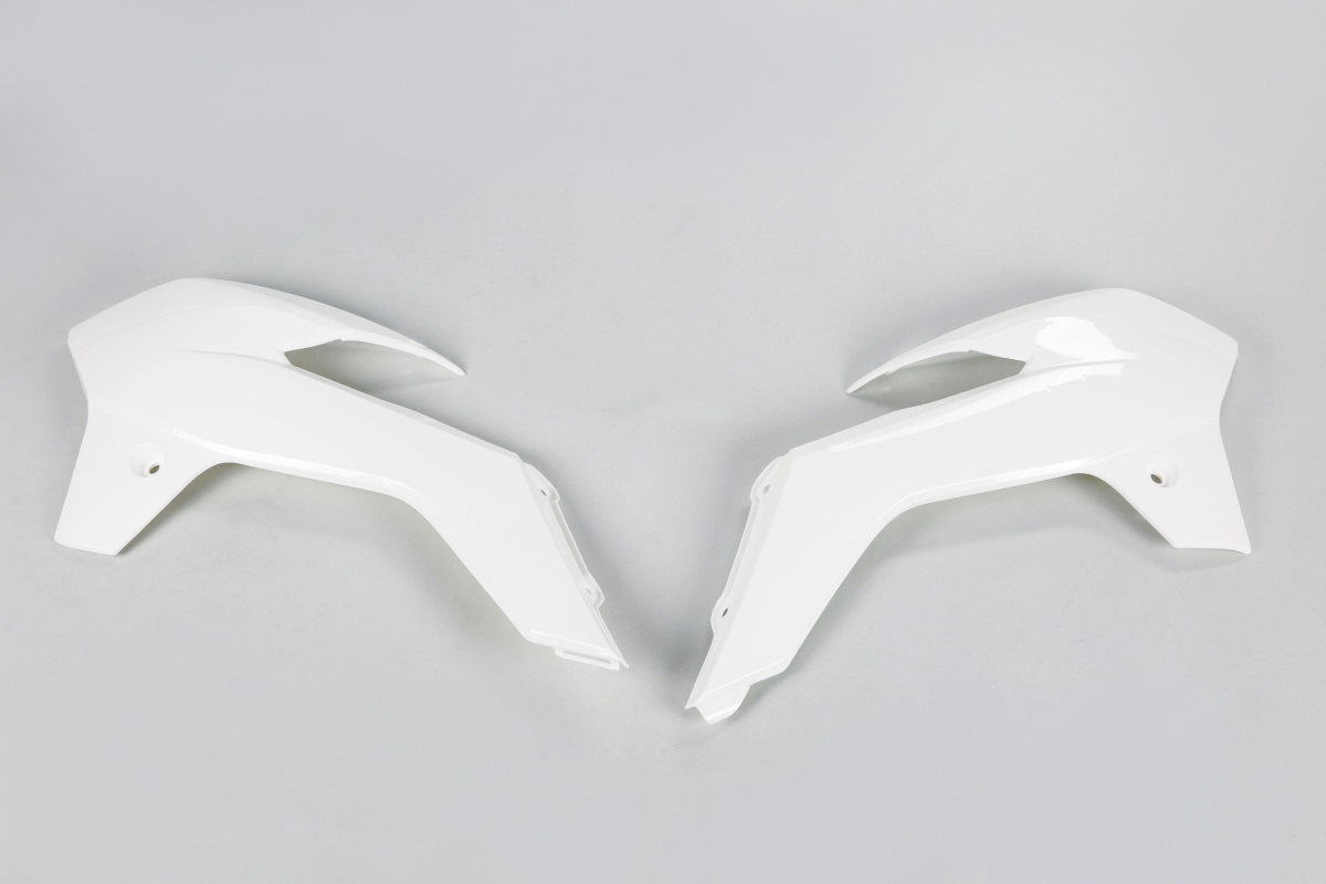 Radiator Covers white for Ktm SX 85 (2013-17) - REPLICA PLASTICS - KT04042-047 - Ufo Plast