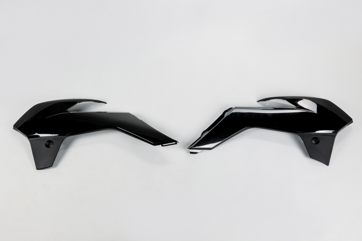 Radiator Covers black for Ktm SX 85 (2013-17) - REPLICA PLASTICS - KT04042-001 - Ufo Plast