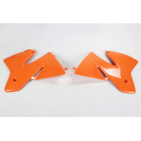 Radiator covers - orange 127 - Ktm - REPLICA PLASTICS - KT03040-127 - UFO Plast