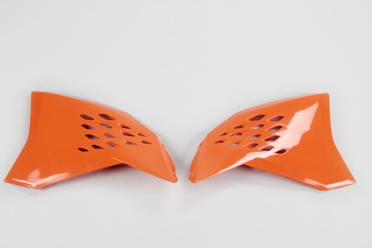 Radiator covers - orange 127 - Ktm - REPLICA PLASTICS - KT03095-127 - UFO Plast