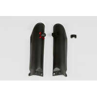 Fork slider protectors + quick starter - black - Ktm - REPLICA PLASTICS - KT03090-001 - UFO Plast