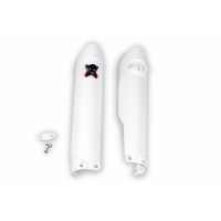 Fork slider protectors + quick starter - white 20-21 - Ktm - REPLICA PLASTICS - KT04057-042 - UFO Plast