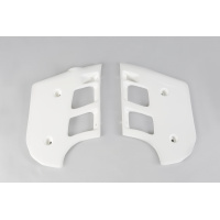 Radiator Covers white for Ktm MX 125 (1991-92) - SX 250/XC 250 (1990-92) - REPLICA PLASTICS - KT03003-047 - Ufo Plast