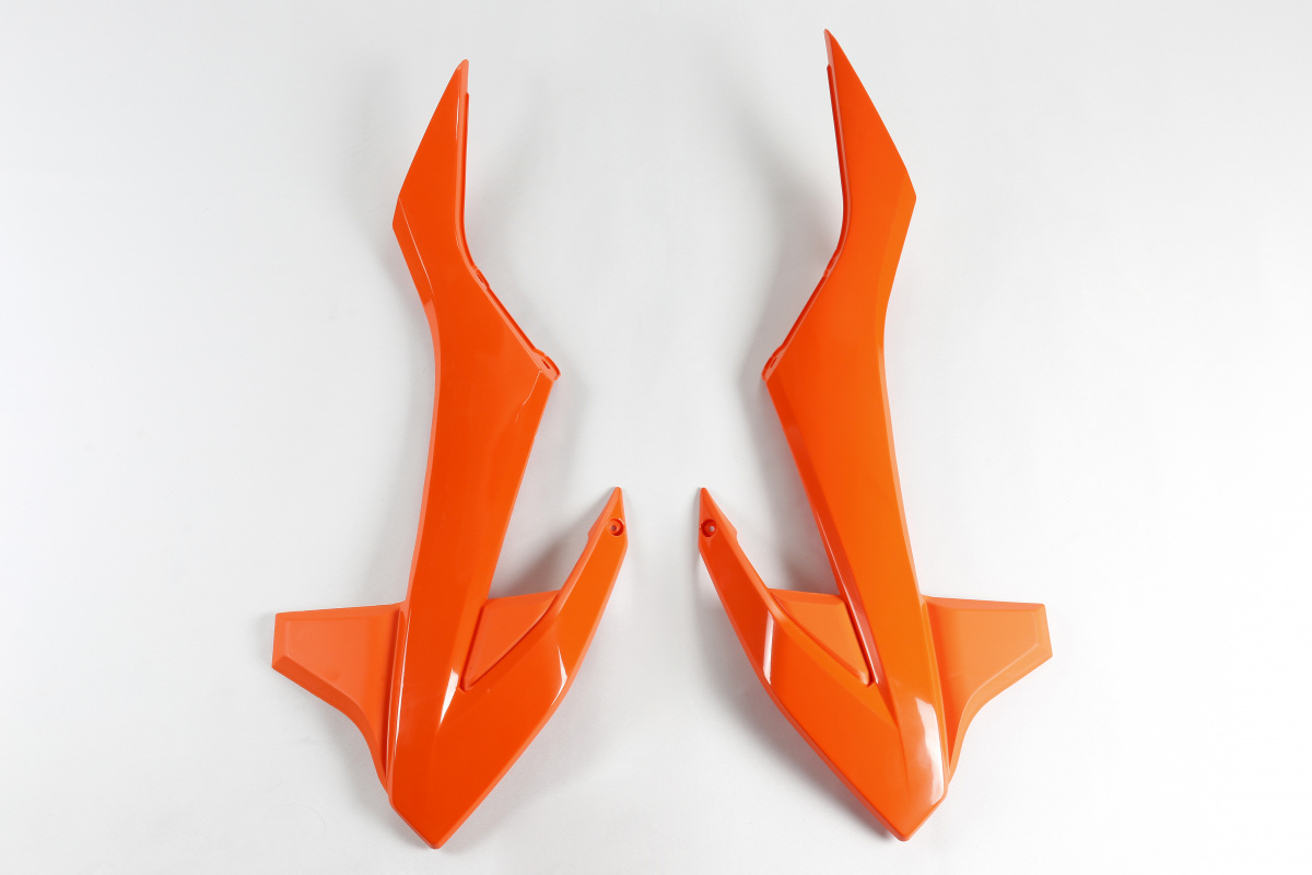 Radiator covers - orange 127 - Ktm - REPLICA PLASTICS - KT04085-127 - UFO Plast