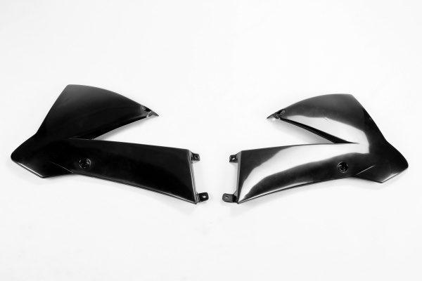 Radiator covers - black - Ktm - REPLICA PLASTICS - KT03079-001 - UFO Plast