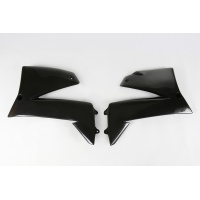 Radiator Covers black for Ktm LC4 640 (2002-04) - SMC 660 (2002-04) - REPLICA PLASTICS - KT03013-001 - Ufo Plast