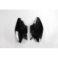 Side Panels black for Honda CR 125 (2005-07) - CR 250 (2005-07) - REPLICA PLASTICS - HO03658-001 - Ufo Plast