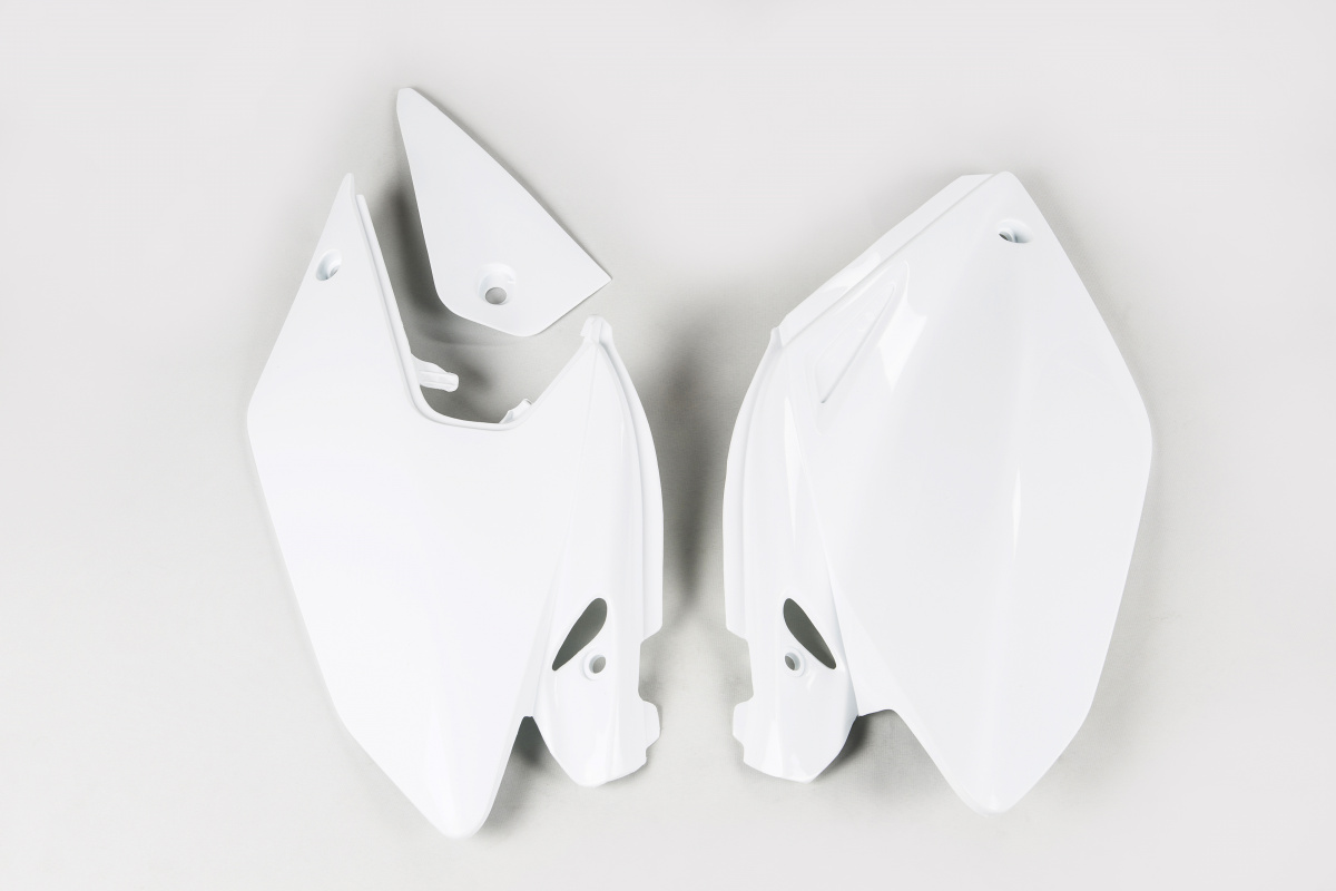 Side Panels white for Honda CRF 250X (2004-17) - REPLICA PLASTICS - HO03647-041 - Ufo Plast