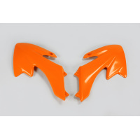 Radiator covers - orange 127 - Honda - REPLICA PLASTICS - HO03643-127 - UFO Plast