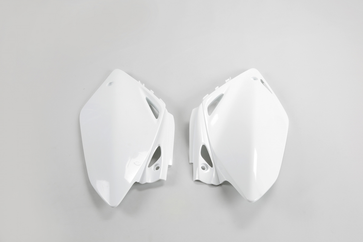 Side Panels white for Honda CRF 450R (2007-08) - REPLICA PLASTICS - HO04616-041 - Ufo Plast