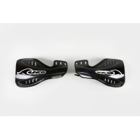 Handguards black for Honda CR 125 (2004-07) - CR 250 (2004-07) - REPLICA PLASTICS - HO03637-001 - Ufo Plast