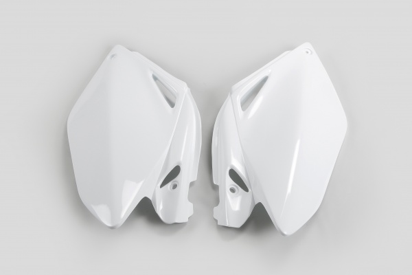 Side Panels white for Honda CRF 250R (2006-09) - REPLICA PLASTICS - HO04606-041 - Ufo Plast