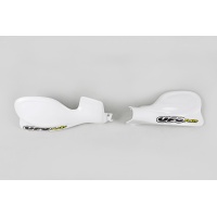 Handguards white for Honda CRF 450R (2002-03) - REPLICA PLASTICS - HO03698-041 - Ufo Plast