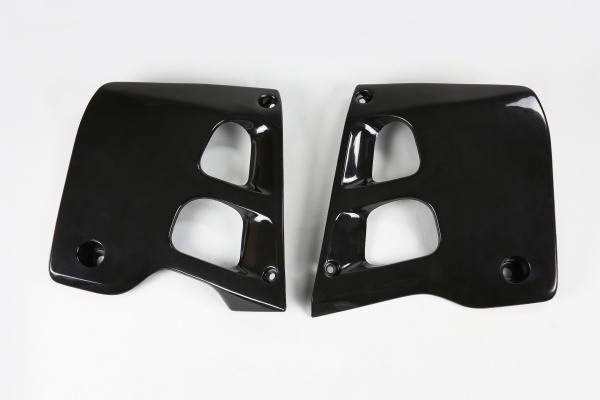 Radiator Covers black for Honda CR 125 (1991-92) - CR 250 (1990-91) - REPLICA PLASTICS - HO02625-001 - Ufo Plast