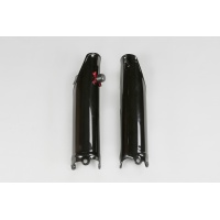 Fork Slider Protector + Quick Starter black for Honda CRF 250R (2010-17) - CRF 450R (2009-12) - REPLICA PLASTICS - HO04642-00...