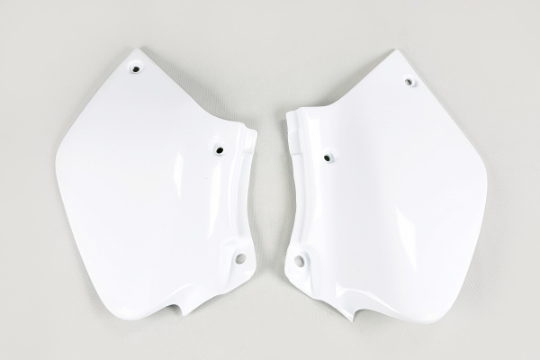 Side Panels white for Honda XR 250R (1996-25) - XR 400R (1996-25) - REPLICA PLASTICS - HO03612-041 - Ufo Plast