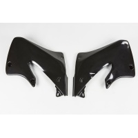 Radiator Covers black for Honda CR 125 (1998-99) - CR 250 (1997-99) - REPLICA PLASTICS - HO03601-001 - Ufo Plast