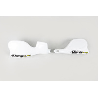 Handguards white for Honda CR 125 (1997-03) - CR 250 (1997-03) - CR 500 (1997-03) - REPLICA PLASTICS - HO03605-041 - Ufo Plast