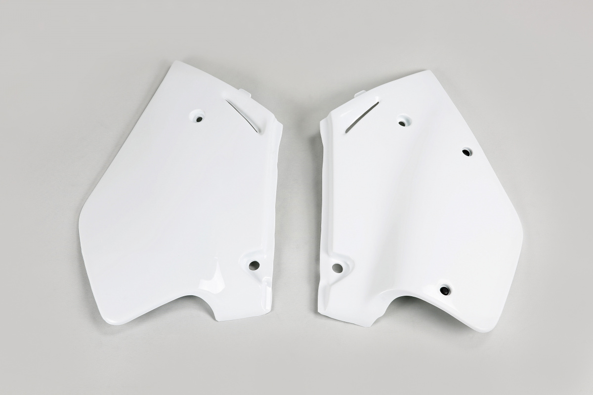 Side Panels white for Honda CRE 50 (1997-00) - REPLICA PLASTICS - HO03653-041 - Ufo Plast