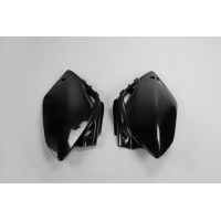 Side Panels black for Honda CRF 450R (2007-08) - REPLICA PLASTICS - HO04616-001 - Ufo Plast