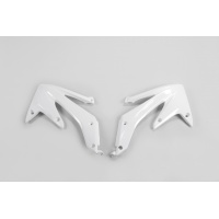 Radiator covers - white 041 - Honda - REPLICA PLASTICS - HO03655-041 - UFO Plast