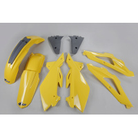 Plastic Kit yellow for Husqvarna TC 250 (2005-07) - TC 125 (2005-07) - REPLICA PLASTICS - HUKIT602-103 - Ufo Plast