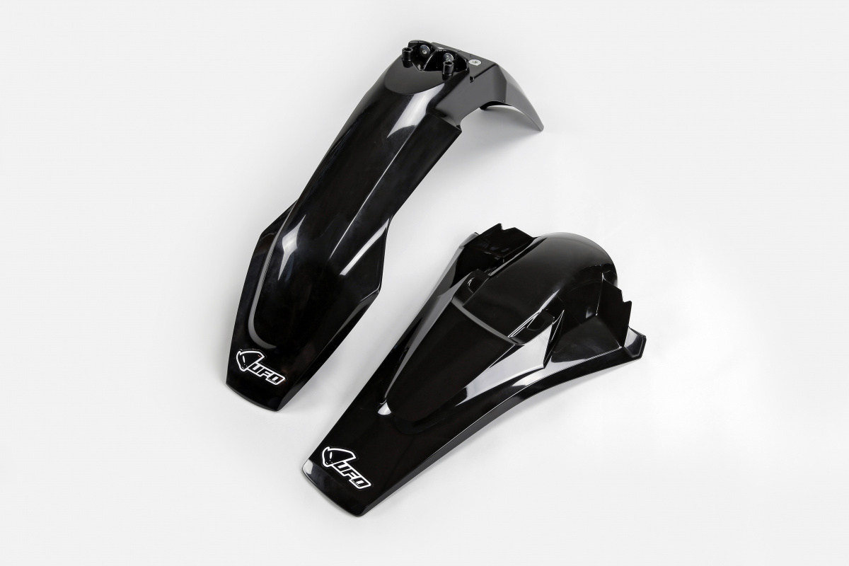 Fenders Kit black for Husqvarna TC 250 - TC 125 - FC 250 - FC 350 - FC 450 - TC 300 - REPLICA PLASTICS - HUFK616-001 - Ufo Plast