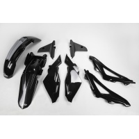 Plastic Kit black for Husqvarna CR 125 (2009-13) - REPLICA PLASTICS - HUKIT611-001 - Ufo Plast