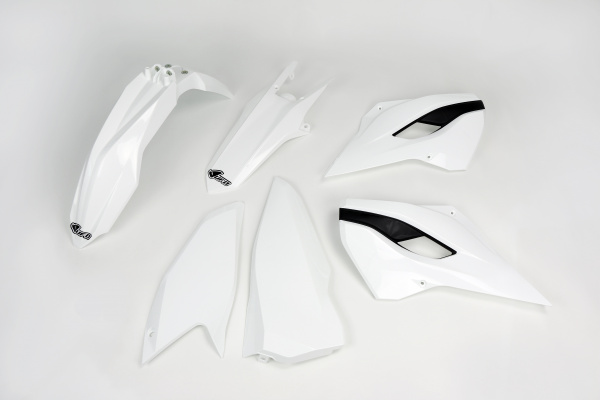 Plastic Kit white for Husqvarna TE 250 - TE 125 - FE 250 - TE 300 - FE 350 - FE 450 - TX 125 - TX 250 - TX 300 - REPLICA PLAS...