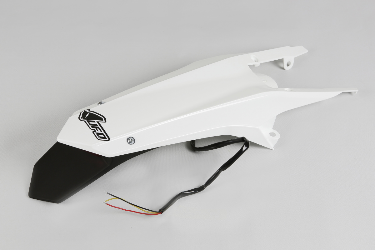 Rear fender / Enduro LED - white 041 - Husqvarna - REPLICA PLASTICS - HU03362-041 - UFO Plast