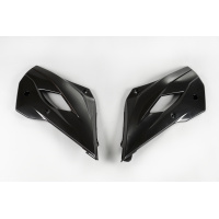 Radiator covers - black - Husqvarna - REPLICA PLASTICS - HU03379-001 - UFO Plast