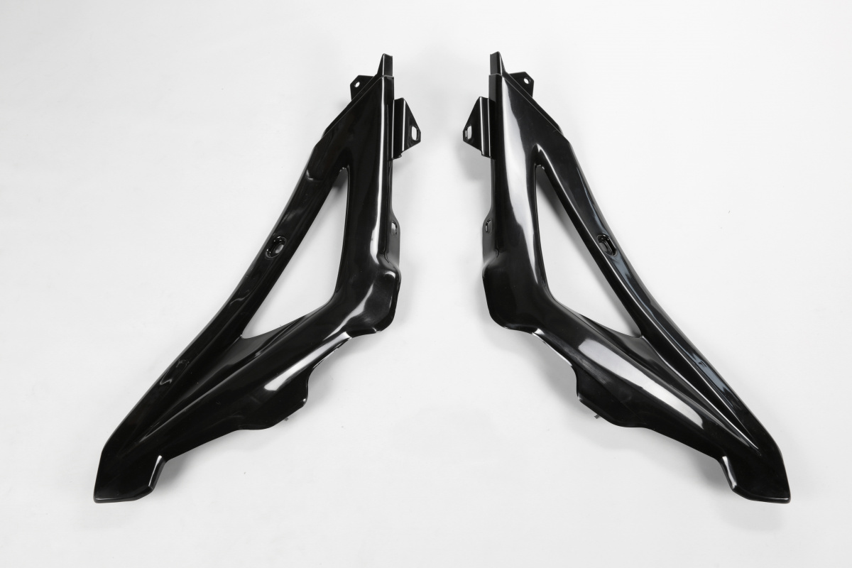 Radiator Covers black for Husqvarna CR 125 - WR 125 - TC 250 - TE 250 - TC 310 - TE 310 - REPLICA PLASTICS - HU03334-001 - Uf...