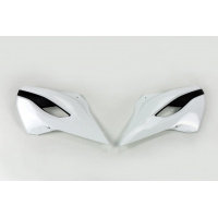 Radiator covers / White-black - oem 14 - Husqvarna - REPLICA PLASTICS - HU03353-041 - UFO Plast