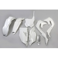 Plastic Kit white for Kawasaki KXF 250 (2021-24) - KXF 450 (2019-23) - REPLICA PLASTICS - KAKIT227-047 - Ufo Plast Plastic Kit white for Kawasaki KXF 250 (2021-24) - KXF 450 (2019-23) - REPLICA PLASTICS - KAKIT227-047 - Ufo Plast
