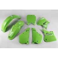 Plastic Kit green for Kawasaki KX 250 (1990-91) - REPLICA PLASTICS - KAKIT188-026 - Ufo Plast