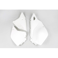 Side panels - white 047 - Kawasaki - REPLICA PLASTICS - KA03743-047 - UFO Plast