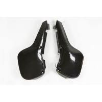 Side Panels black for Kawasaki KX 60 (1984-04) - REPLICA PLASTICS - KA02785-001 - Ufo Plast