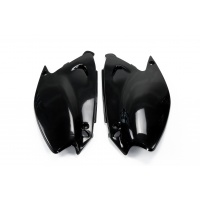 Side panels - black - Kawasaki - REPLICA PLASTICS - KA03739-001 - UFO Plast