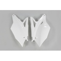 Side panels - white 047 - Kawasaki - REPLICA PLASTICS - KA04737-047 - UFO Plast