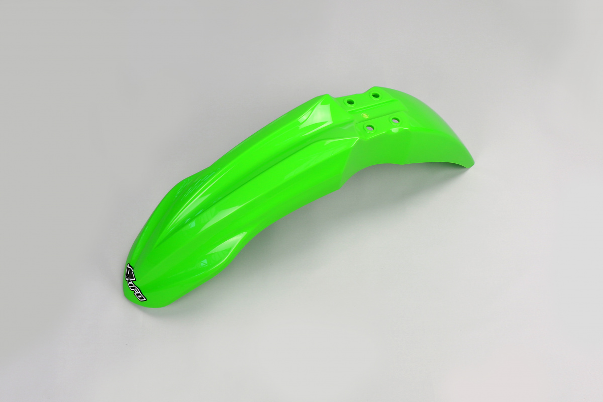 Front Fenders green for Kawasaki KXF 250 (2013-16) - KXF 450 (2013-15) - REPLICA PLASTICS - KA04723-026 - Ufo Plast