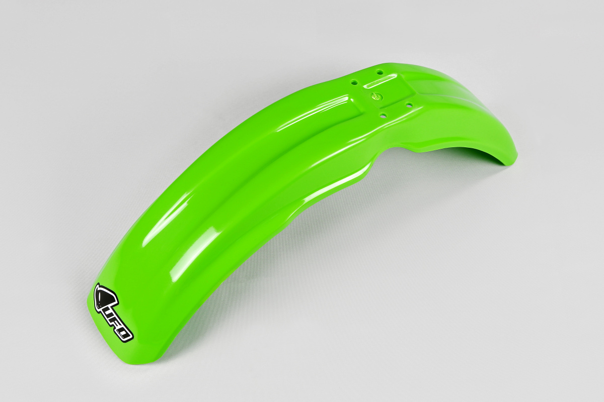 Front Fenders green for Kawasaki KX 60 (1984-04) - REPLICA PLASTICS - KA02741-026 - Ufo Plast