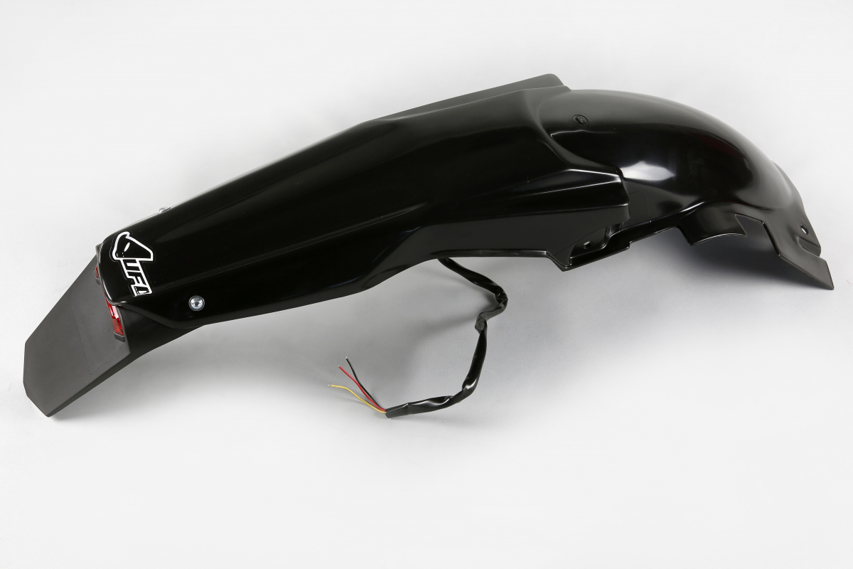 Rear Fender black for Suzuki RMZ 450 (2005-07) - REPLICA PLASTICS - SU04911-001 - Ufo Plast