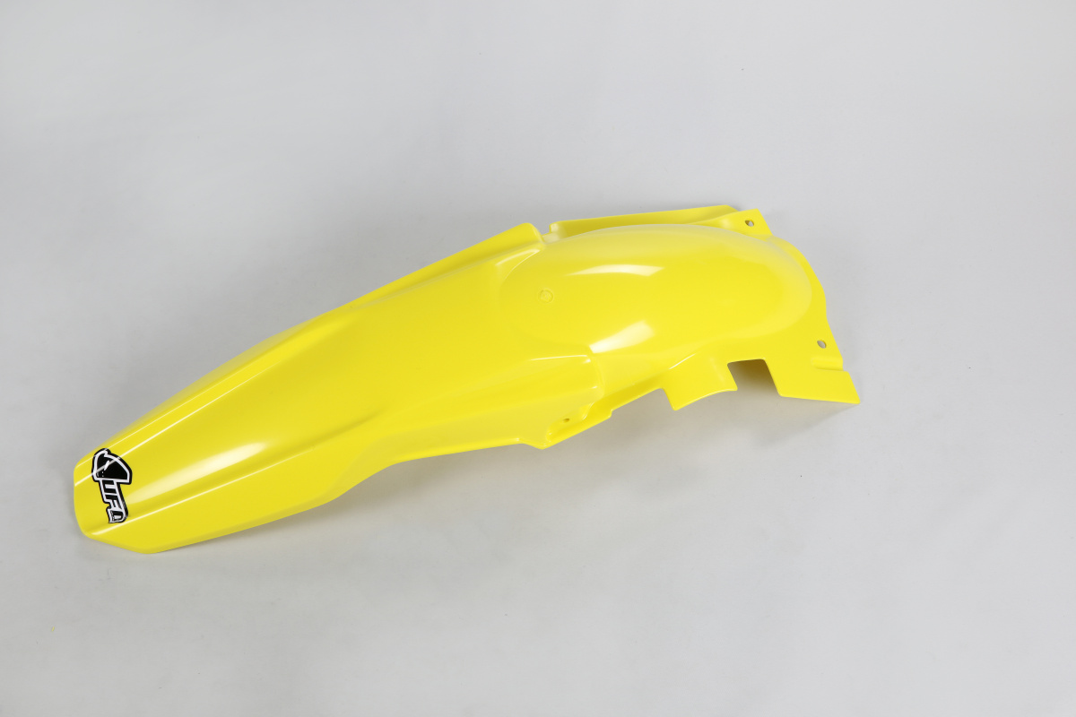 Rear Fender yellow for Suzuki RMZ 450 (2005-07) - REPLICA PLASTICS - SU03912-102 - Ufo Plast