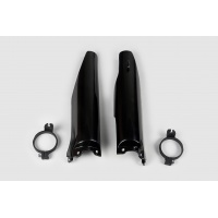 Fork slider protectors - black - Suzuki - REPLICA PLASTICS - SU03935-001 - UFO Plast