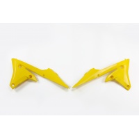 Radiator covers - yellow 101 - Yamaha - REPLICA PLASTICS - YA04838-101 - UFO Plast