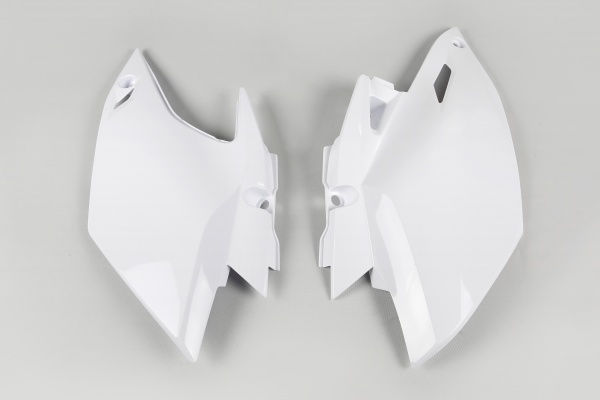 Side panels - white 046 - Yamaha - REPLICA PLASTICS - YA04830-046 - UFO Plast